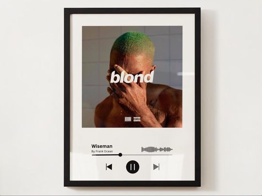 Discover wiseman by Frank Ocean albumn cover, wall Art