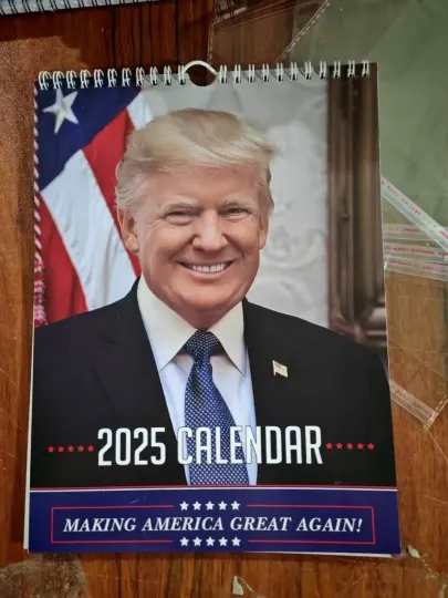 Discover HOT Trump Calendar 2025 Donald Trump Gifts Monthly Wall Calender