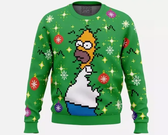 Discover Homer Bush Meme The Simpsons Ugly Christmas Sweater