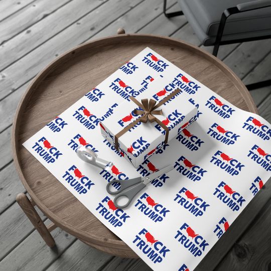 Discover Fuck Donald Trump Christmas Gift Wrapping Paper Rolls