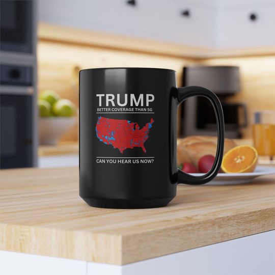 Discover Trump Mug Red Wave Cup MAGA Dad Gift Red Wave Christmas Patriotic USA Coffee Cup