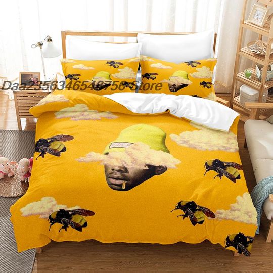 Discover Mixed Flower Boy Tyler The Creator Bedding Set, Gifts for Fan