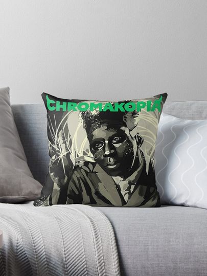 Discover Tyler Chromakopia Throw Pillow, Gifts for Fan