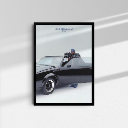 Discover Kendrick Lamar GNX Poster - GNX Album Poster Print