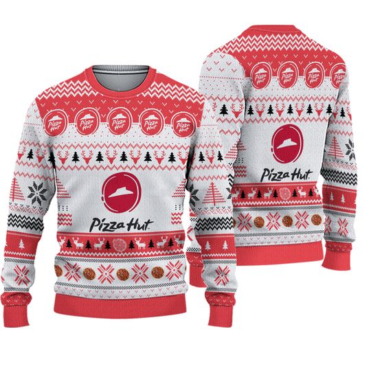 Discover Pizza Hut Christmas Ugly Sweater