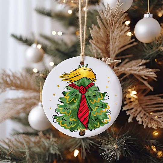 Discover Trump Ornament 2024, Donald Trump Christmas Tree 2024 Ornament