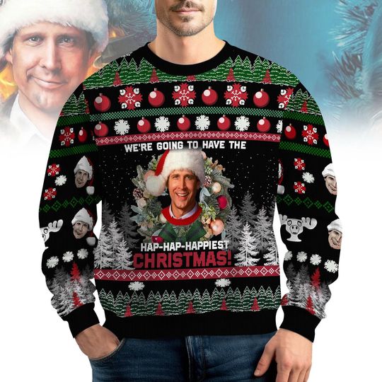 Discover National Lampoon's Ugly Christmas Sweater, Clark Griswold Shirt