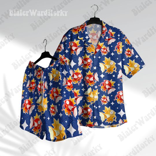 Discover Magikarp Hawaiian Shirt - Water Type Aloha Shirt