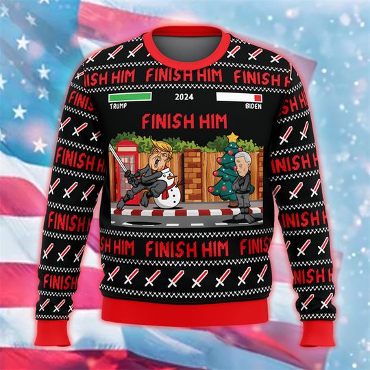 Discover Donald Trump  3D Printed Sweater Man Women Trump Funny Christmas Sweatshirts