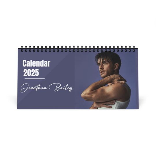 Discover Jonathan Bailey 2025 Desk Calendar | Bridgerton Anthony Calendar