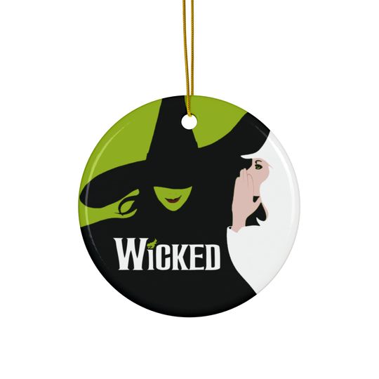 Discover Wicked 2-Sided Ceramic Ornament