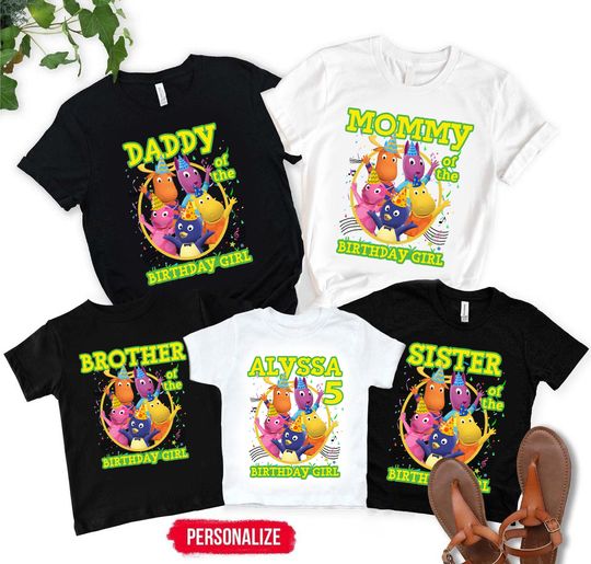 Discover The Backyardigans Birthday Girl Shirt, Friends Birthday T Shirt