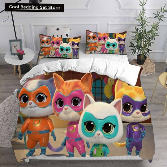 Discover Super Kitties Bedding Sets, Bedroom Decor