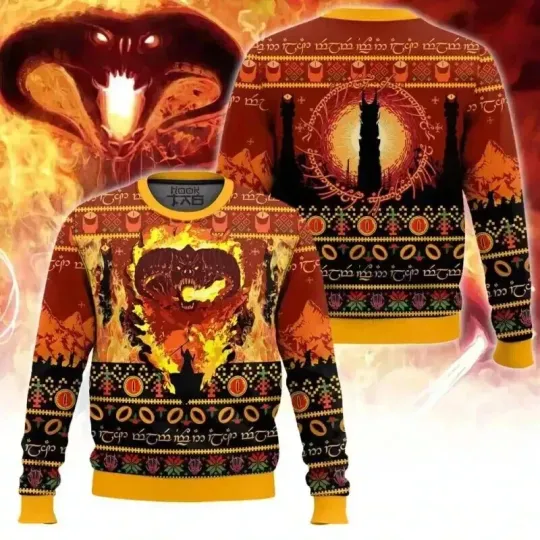 Discover The Balrog, Lord of the Ring Ugly Sweater