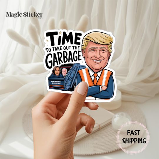 Discover Trump Sticker, MAGA, Funny Trump Supporter Gift