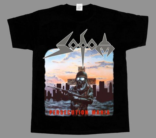 Discover Sod0m PERSECUTION MANIA Music Metal Shirt
