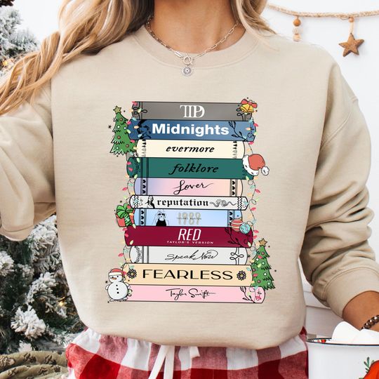 Discover Album Merry Swiftmas Sweatshirt, TS Fan Christmas Sweater