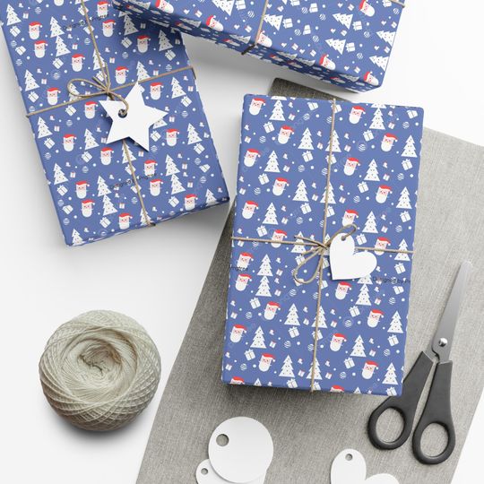 Discover Winter Wonderland Christmas Wrapping Paper, Elegant Holiday Gift Wrap
