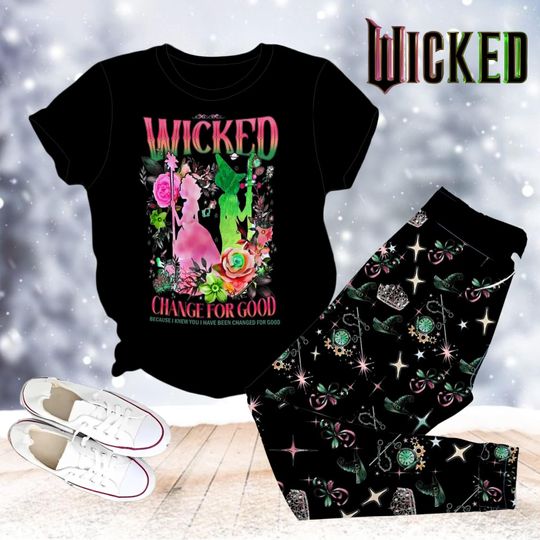 Discover Wicked Musical T-shirt Pajamas Sets, Changed For Good T-Shirt And Pants