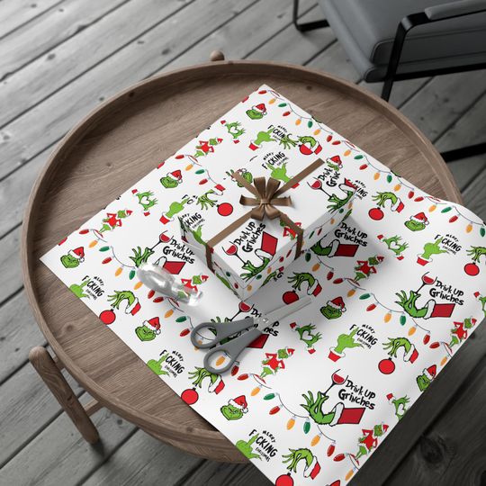 Discover Funny Character Christmas Wrapping Paper