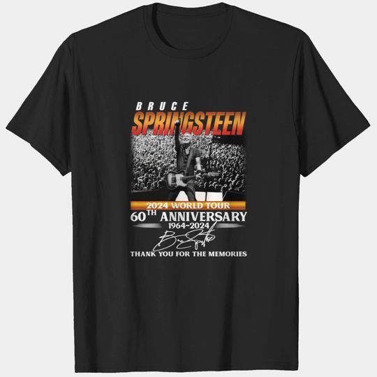 Discover Bruce Springsteen 2024 Tour Shirt, Bruce Springsteen 60th Anniversary