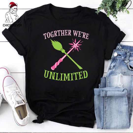 Discover Together We're Unlimited Shirt, Defying Gravity Shirt, Musical Wicked Shirt