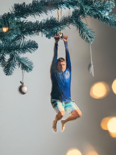 Discover Tim Robinson Zipline Ornament,  I Think You Should Leave, ITYSL, Double Sided Acrylic Ornament