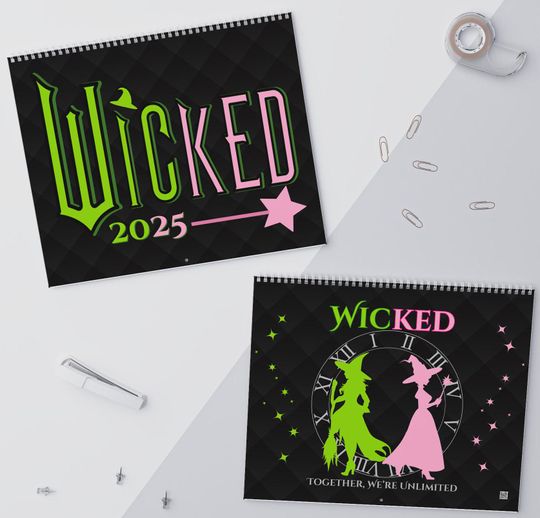 Discover Wicked 2025 Calendar, Wicked Calendar, 2025 Calendar