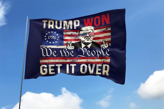Discover Donald Trump Won Again Flag - 2024 Election Theme