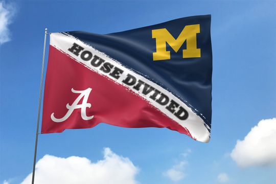 Discover Custom House Divided Flag - Personalized Design