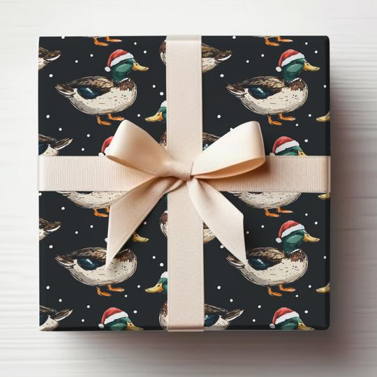 Discover Mallard Duck Christmas Wrapping Papers