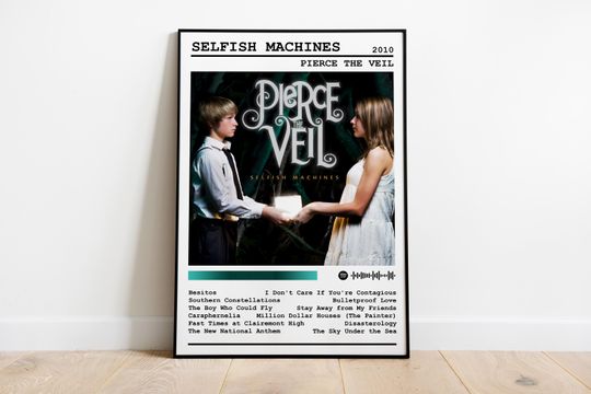 Discover Pierce The Veil Poster Print | Selfish Machines Album Poster