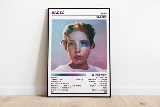 Discover Halsey Manic Album Poster