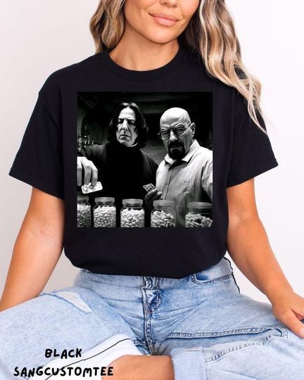 Discover Vintage Severus and Walter In Lab Shirt, Breaking Bad Wizard