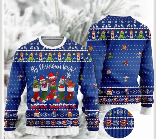 Discover Christmas Muppet Ugly Sweater, Santa Muppet Ugly Sweater