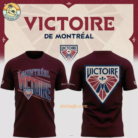 Discover PWHL Victoire De Montreal 2024 3D T-Shirt