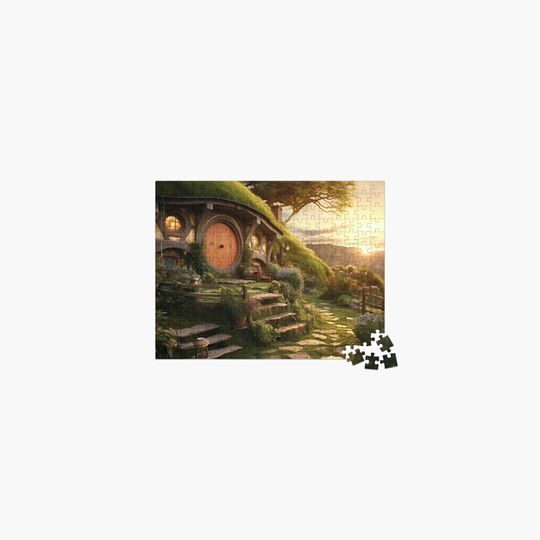 Discover Dusk Over the Shire Jigsaw Puzzle