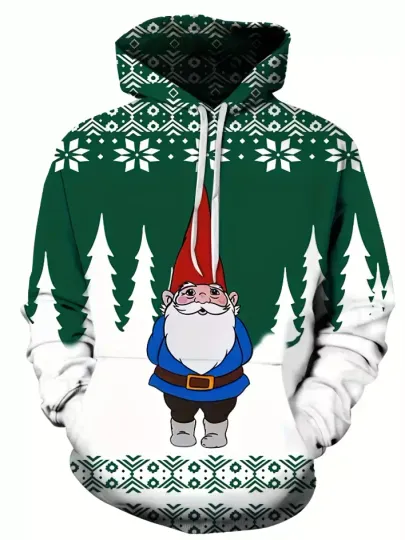 Discover 3d hoodie, Merry Christmas Winter Elf Long Sleeve 3D Hoodie