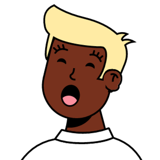 B