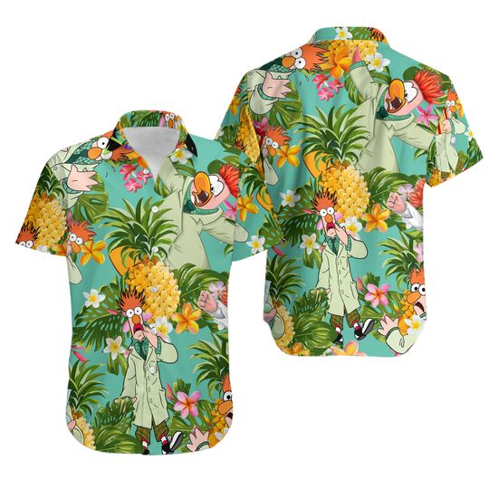 Discover The Muppet Show Beaker 3D HAWAII SHIRT