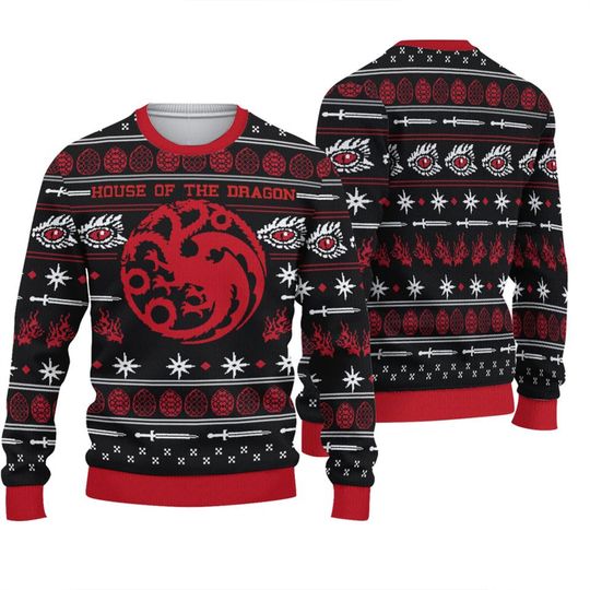 Discover Holiday House Targaryen Ugly Christmas Sweater