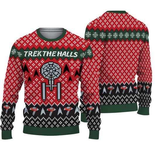 Discover The Original Series Trek The Halls Sweater