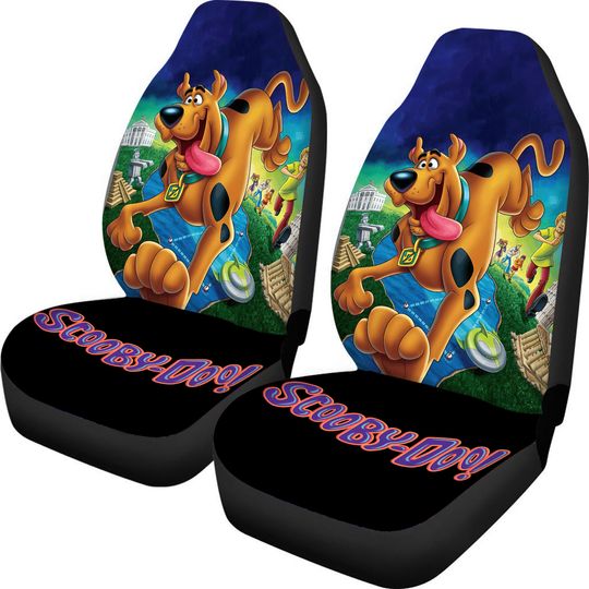 Discover Funny Scooby Doo Running Car Seat Covers Gift For Scooby Doo Fans