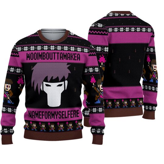 Discover Gambit Make A Name For Myself Meme Ugly Christmas Sweater