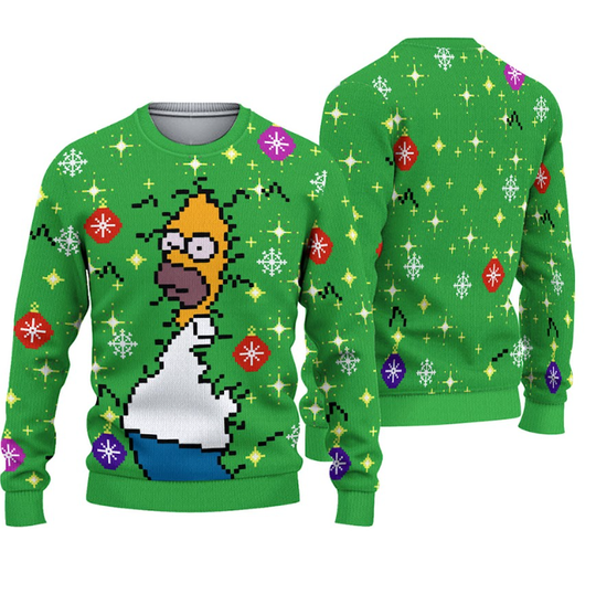 Discover Homer Bush Meme The Simpsons Ugly Christmas Sweater