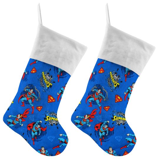Discover Superman Christmas Stocking