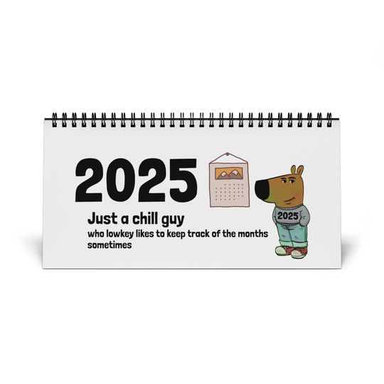 Discover 2025 Chill Guy Meme Calendar