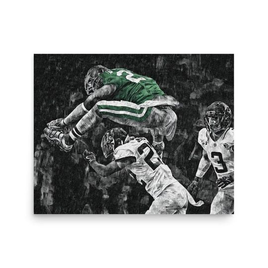 Discover Saquan Reverse Hurdle - Eagles Poster