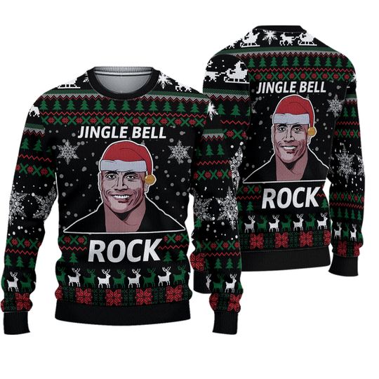 Discover Jingle Bell Rock Ugly Christmas Sweater, Funny Sweatshirts