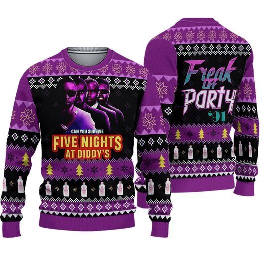Discover Five Nights At Diddys Ugly Sweater, Aint No Party Like a Diddy Party Sweater